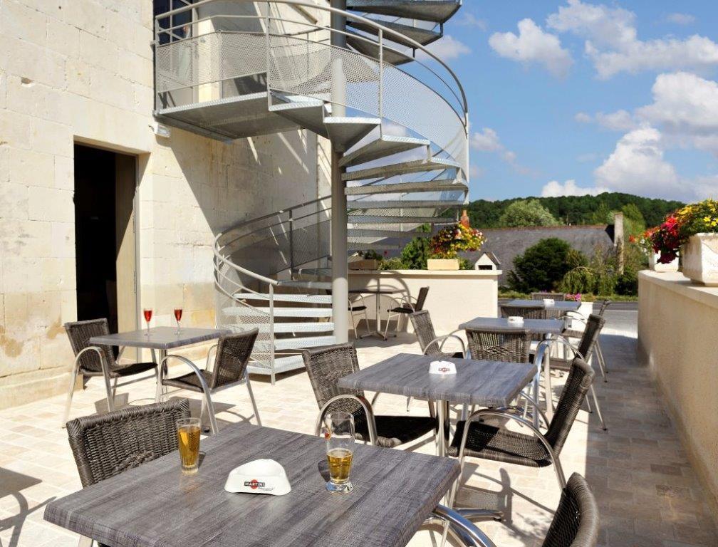 Hotel Auberge De La Bonde Logis Langeais Exteriör bild
